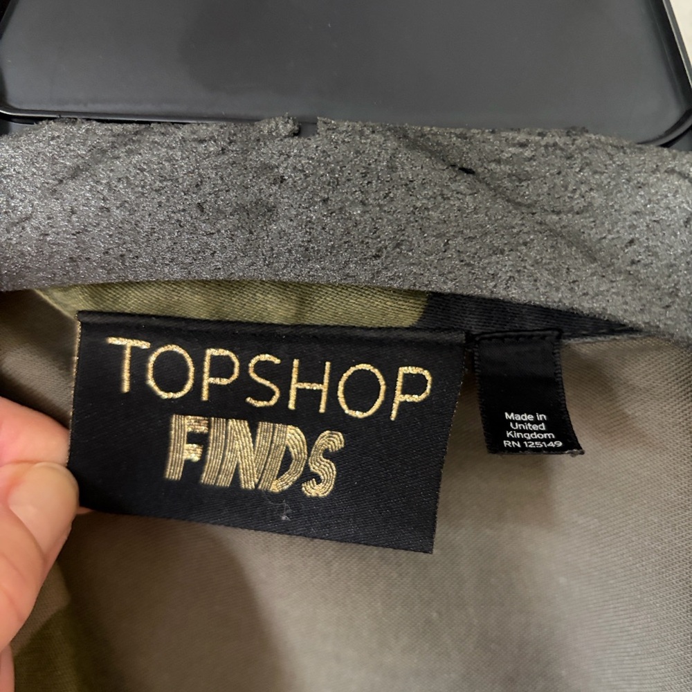 Topshop RARE camo sequin jacket - Picture 2 of 9